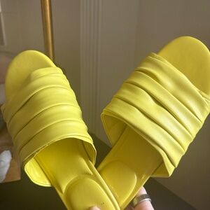 Marc Fisher Leather Slides